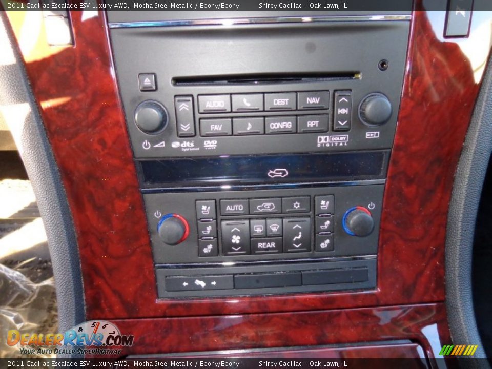 2011 Cadillac Escalade ESV Luxury AWD Mocha Steel Metallic / Ebony/Ebony Photo #20