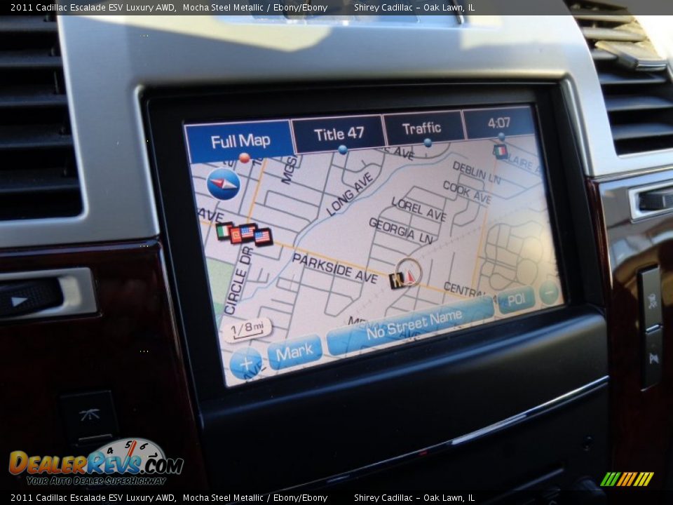 2011 Cadillac Escalade ESV Luxury AWD Mocha Steel Metallic / Ebony/Ebony Photo #22