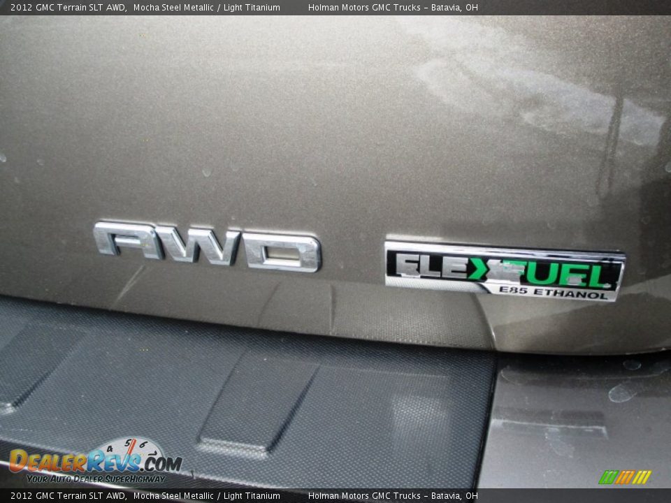 2012 GMC Terrain SLT AWD Mocha Steel Metallic / Light Titanium Photo #28