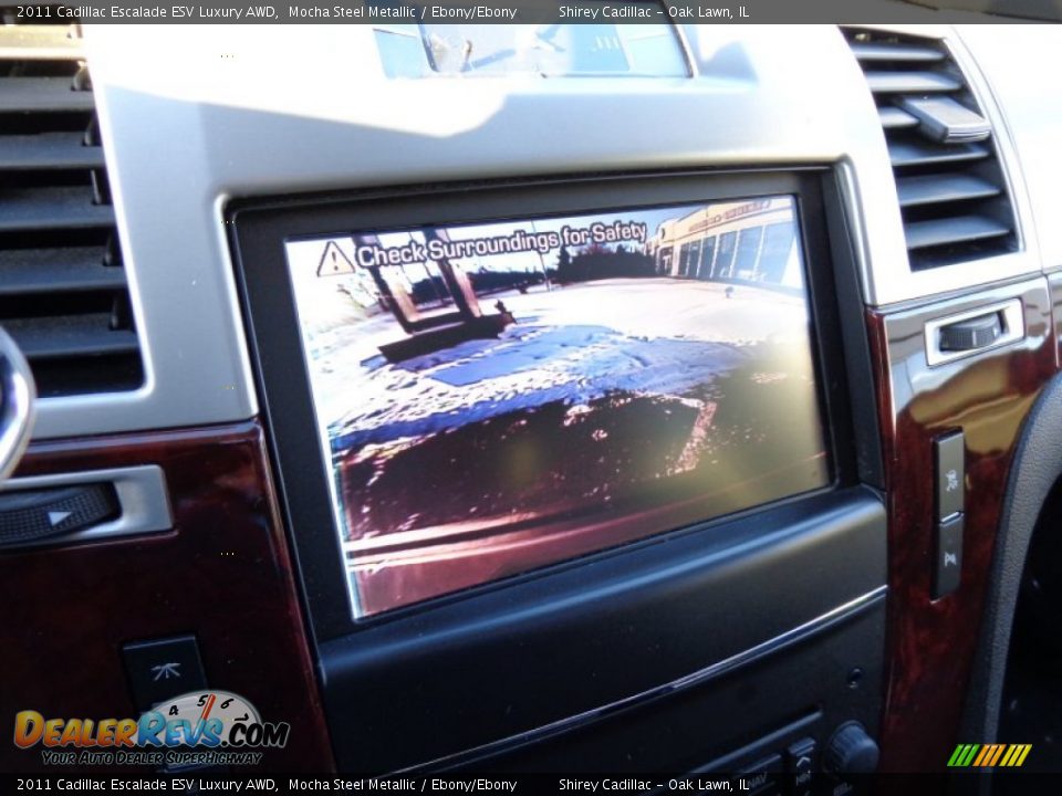 2011 Cadillac Escalade ESV Luxury AWD Mocha Steel Metallic / Ebony/Ebony Photo #23