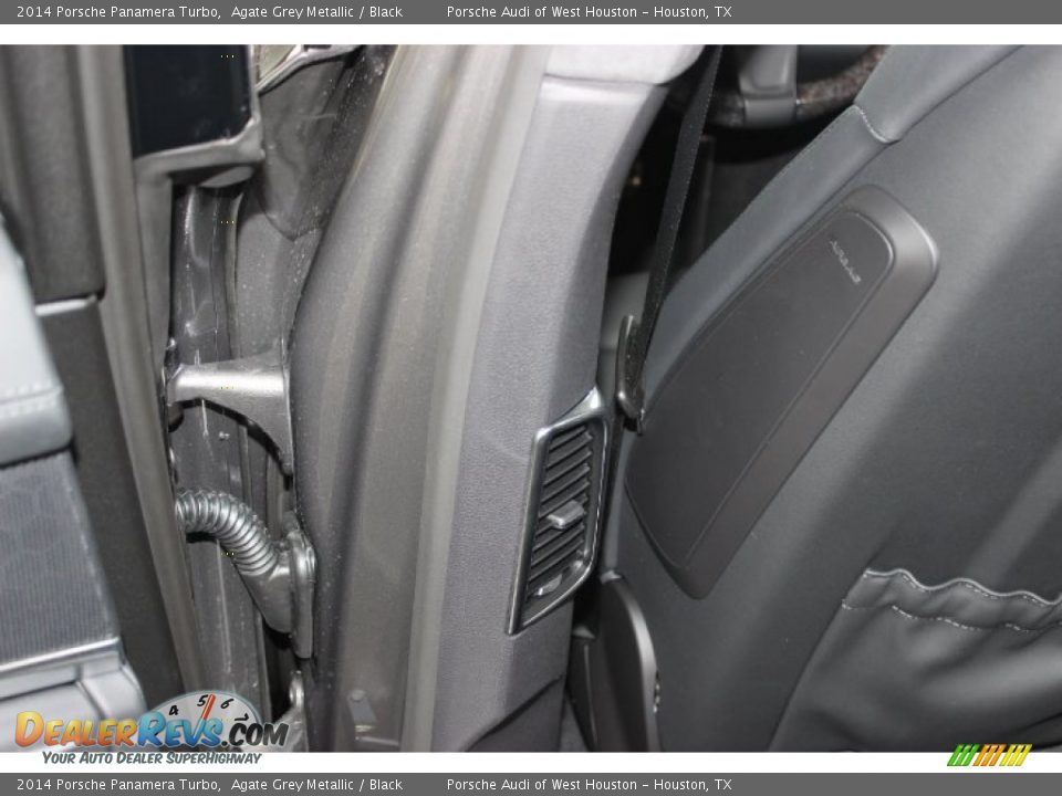 2014 Porsche Panamera Turbo Agate Grey Metallic / Black Photo #30