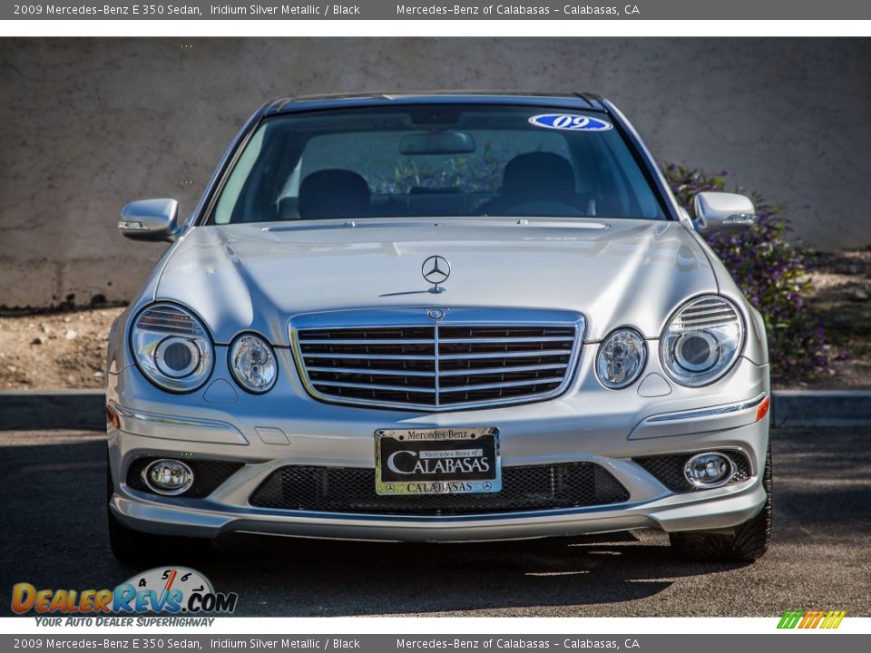 2009 Mercedes-Benz E 350 Sedan Iridium Silver Metallic / Black Photo #2
