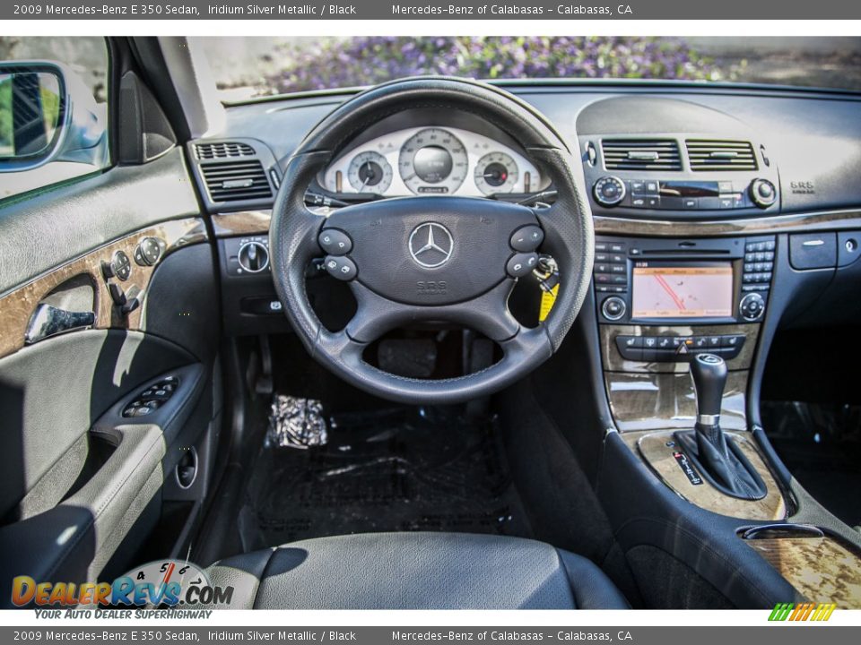 2009 Mercedes-Benz E 350 Sedan Iridium Silver Metallic / Black Photo #4