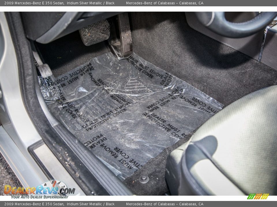 2009 Mercedes-Benz E 350 Sedan Iridium Silver Metallic / Black Photo #6