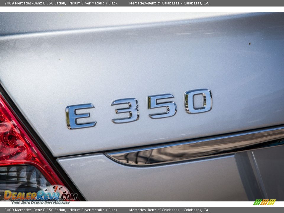 2009 Mercedes-Benz E 350 Sedan Iridium Silver Metallic / Black Photo #7