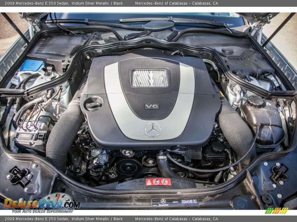 2009 Mercedes-Benz E 350 Sedan Iridium Silver Metallic / Black Photo #9