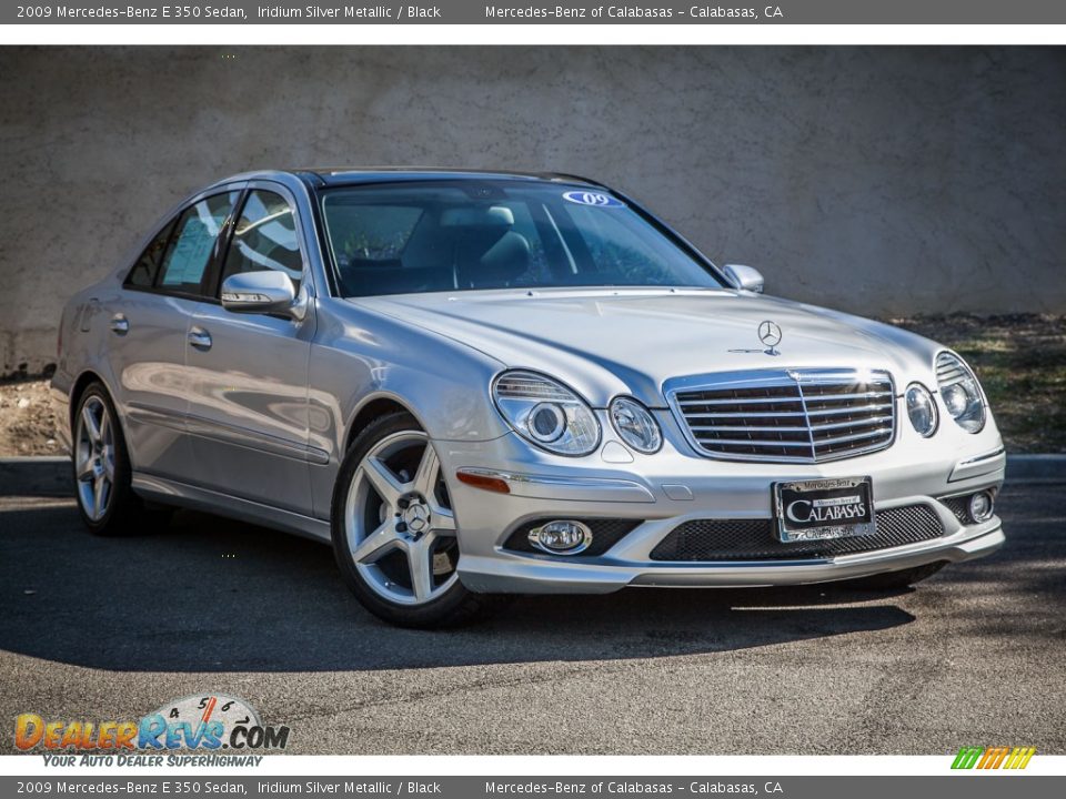 2009 Mercedes-Benz E 350 Sedan Iridium Silver Metallic / Black Photo #12