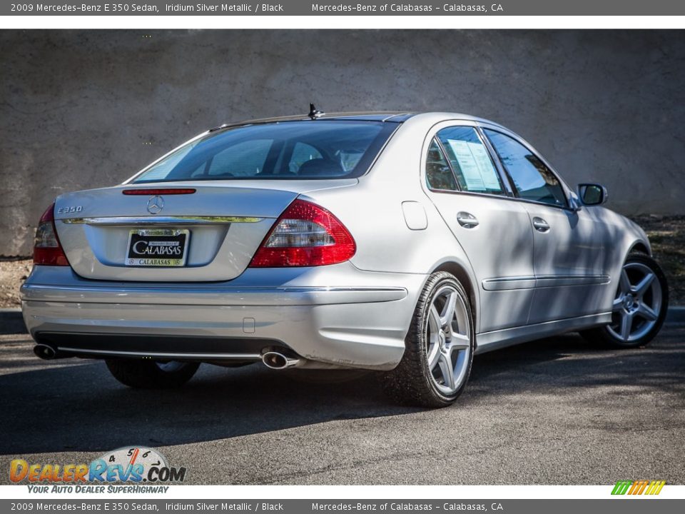 2009 Mercedes-Benz E 350 Sedan Iridium Silver Metallic / Black Photo #14