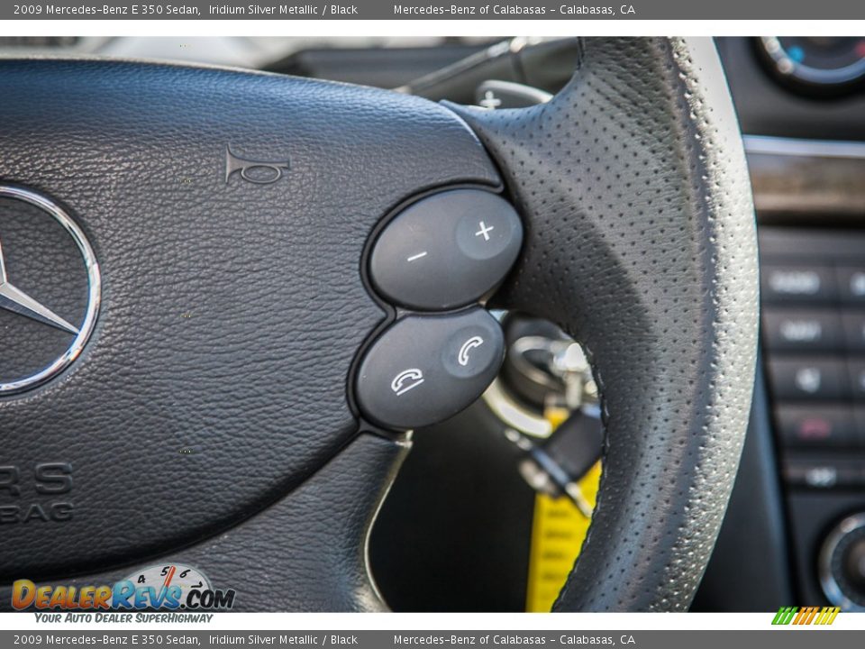 2009 Mercedes-Benz E 350 Sedan Iridium Silver Metallic / Black Photo #16