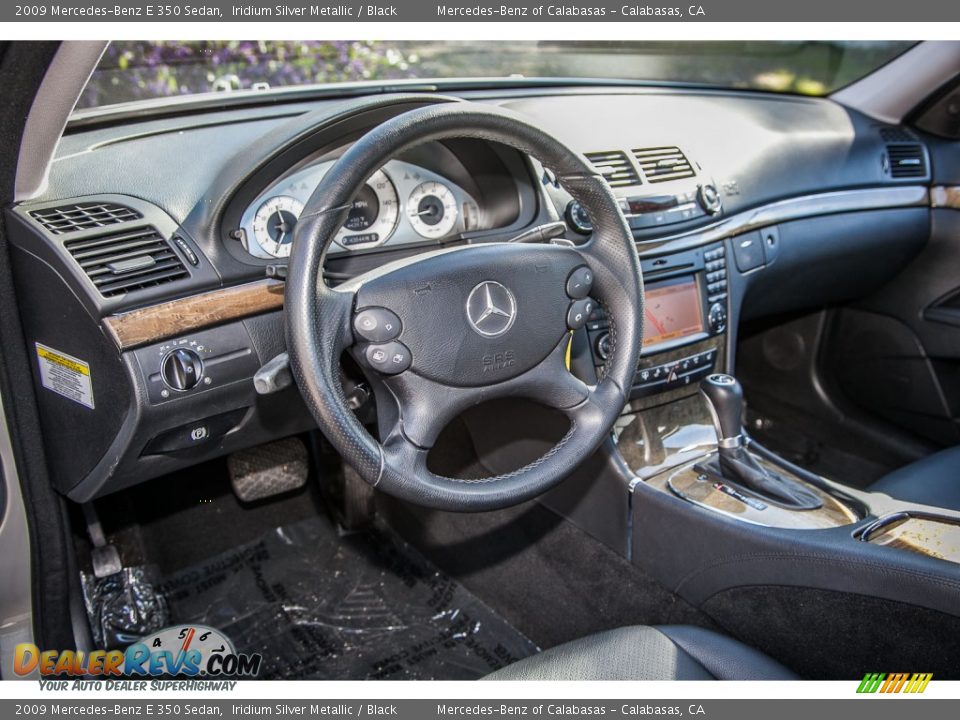 2009 Mercedes-Benz E 350 Sedan Iridium Silver Metallic / Black Photo #18