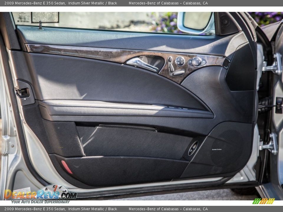 2009 Mercedes-Benz E 350 Sedan Iridium Silver Metallic / Black Photo #20