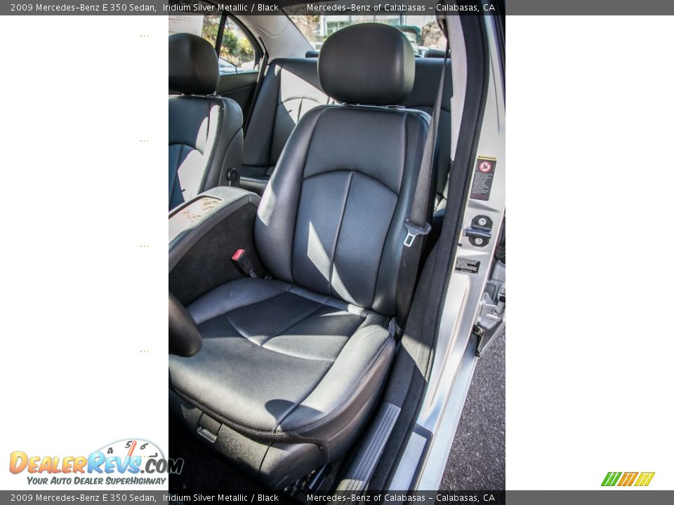 2009 Mercedes-Benz E 350 Sedan Iridium Silver Metallic / Black Photo #21
