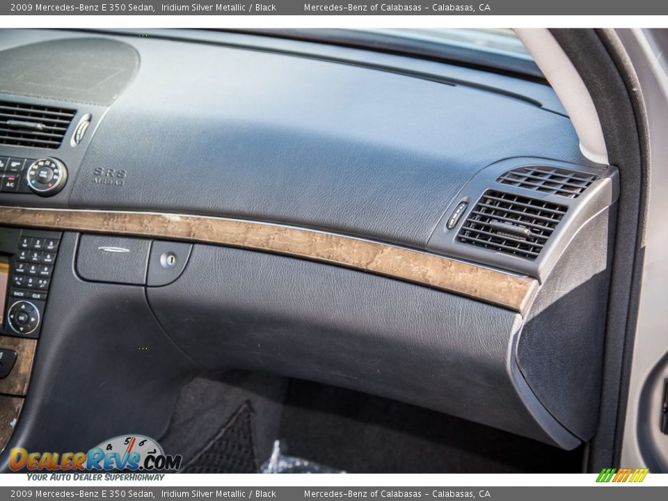 2009 Mercedes-Benz E 350 Sedan Iridium Silver Metallic / Black Photo #22