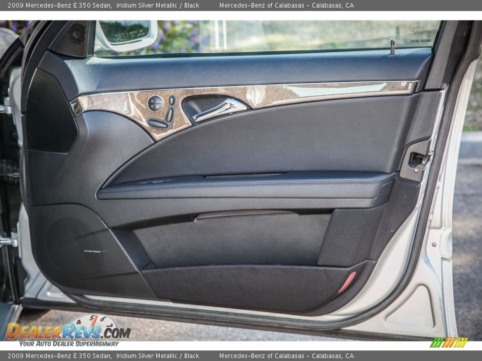 2009 Mercedes-Benz E 350 Sedan Iridium Silver Metallic / Black Photo #24