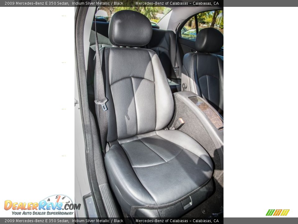 2009 Mercedes-Benz E 350 Sedan Iridium Silver Metallic / Black Photo #25