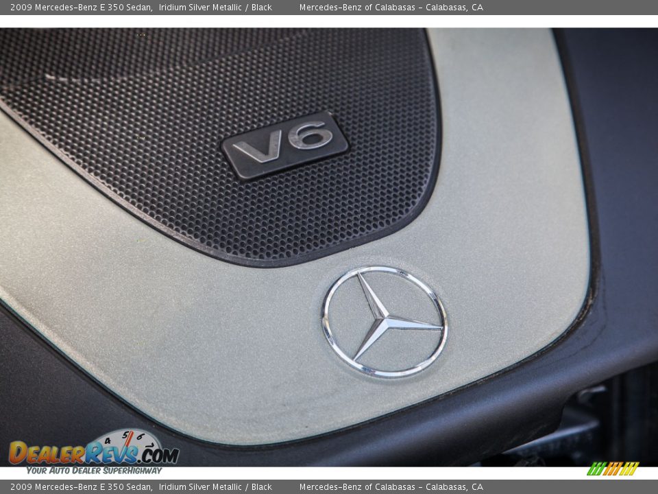 2009 Mercedes-Benz E 350 Sedan Iridium Silver Metallic / Black Photo #26