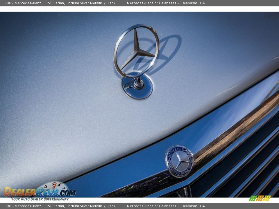 2009 Mercedes-Benz E 350 Sedan Iridium Silver Metallic / Black Photo #28