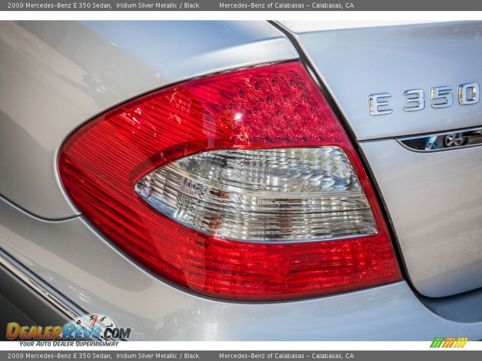 2009 Mercedes-Benz E 350 Sedan Iridium Silver Metallic / Black Photo #29