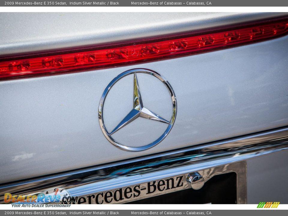 2009 Mercedes-Benz E 350 Sedan Iridium Silver Metallic / Black Photo #30