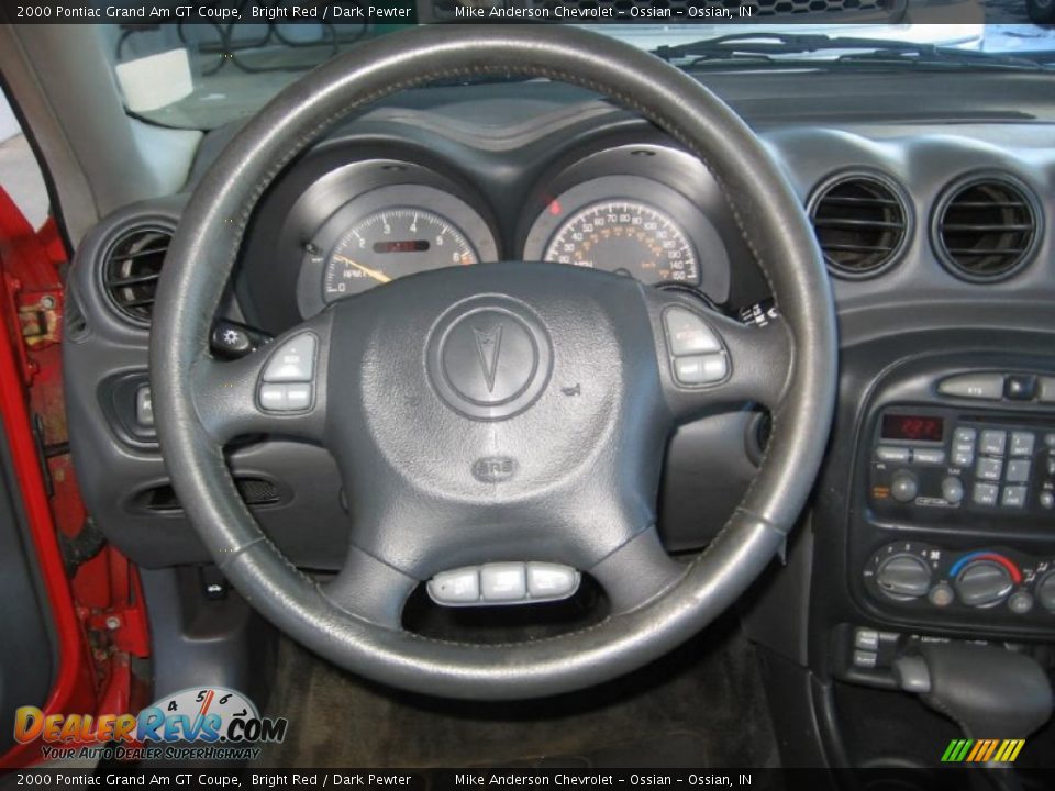 2000 Pontiac Grand Am GT Coupe Steering Wheel Photo #4
