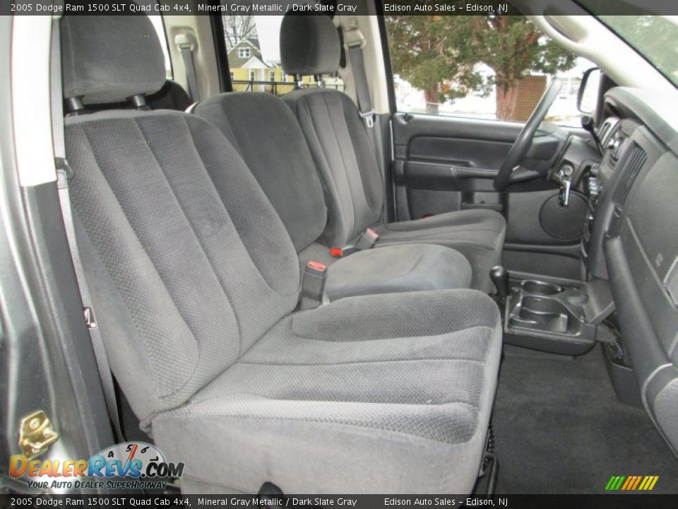 2005 Dodge Ram 1500 SLT Quad Cab 4x4 Mineral Gray Metallic / Dark Slate Gray Photo #14
