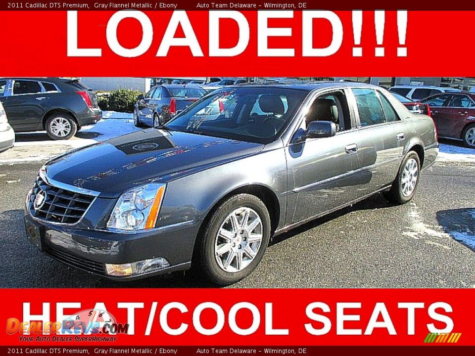 2011 Cadillac DTS Premium Gray Flannel Metallic / Ebony Photo #1