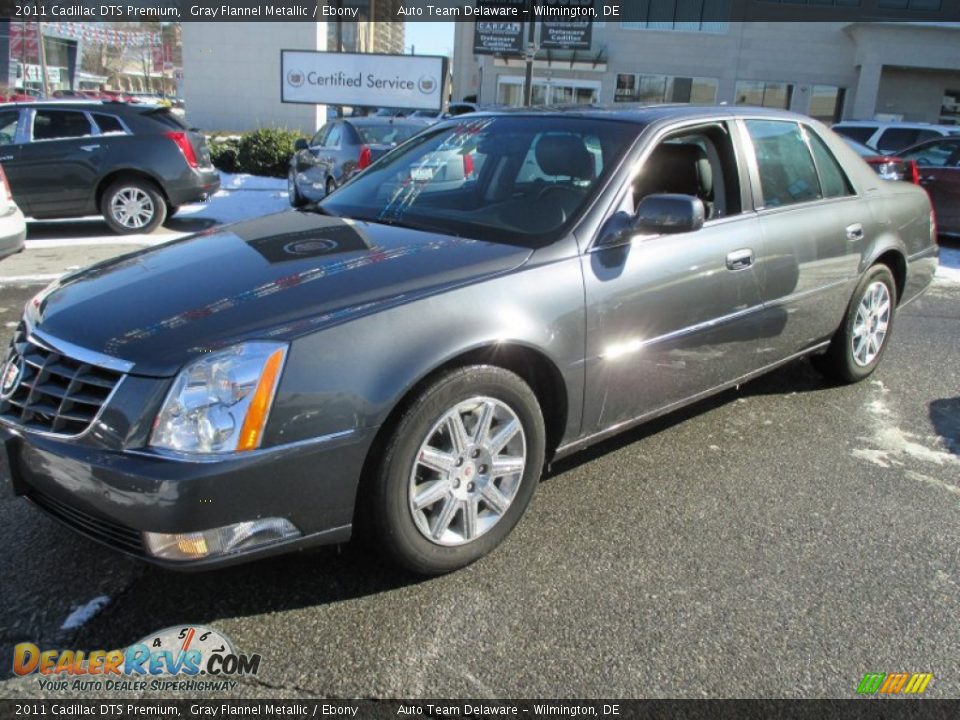 2011 Cadillac DTS Premium Gray Flannel Metallic / Ebony Photo #2