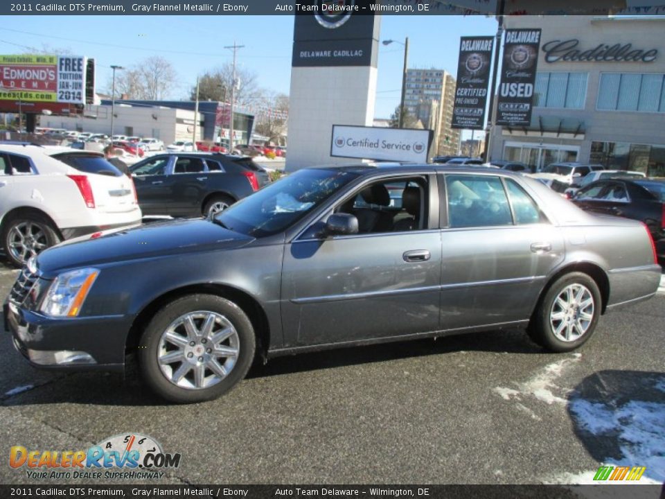 2011 Cadillac DTS Premium Gray Flannel Metallic / Ebony Photo #3