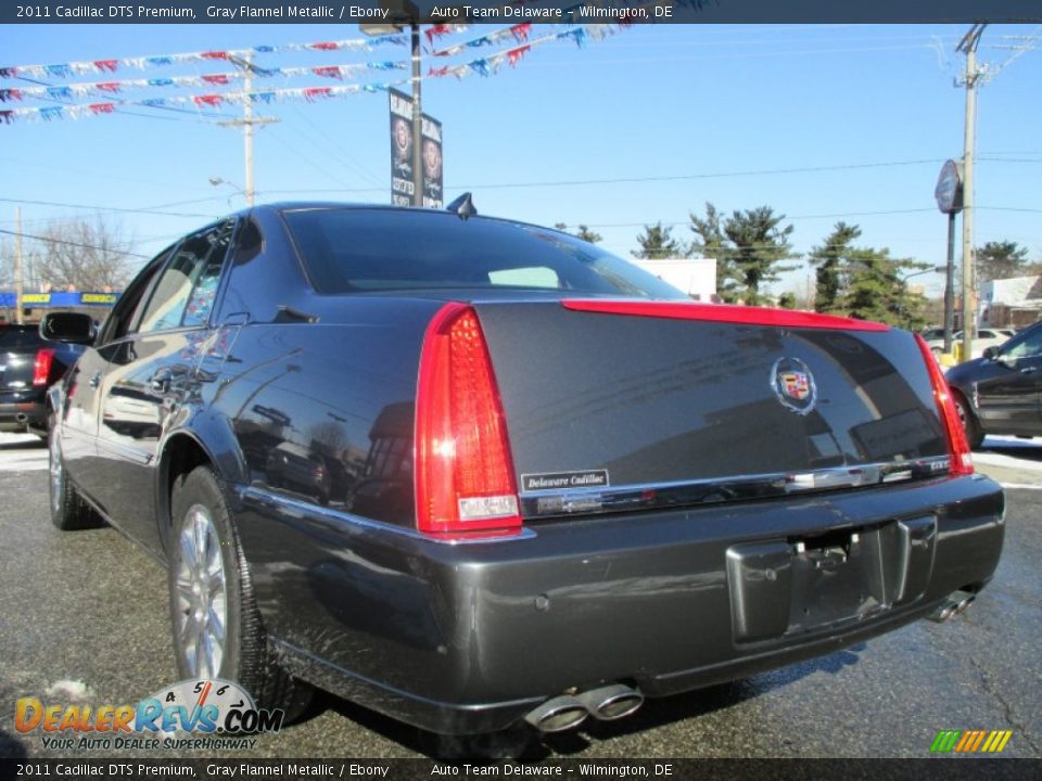 2011 Cadillac DTS Premium Gray Flannel Metallic / Ebony Photo #4