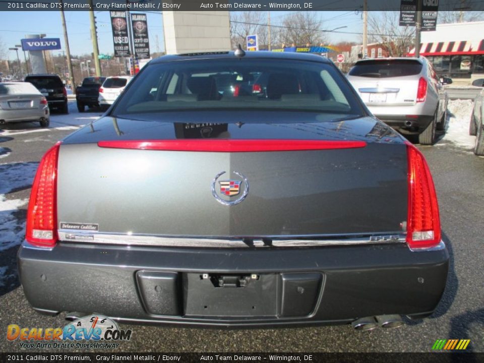 2011 Cadillac DTS Premium Gray Flannel Metallic / Ebony Photo #5