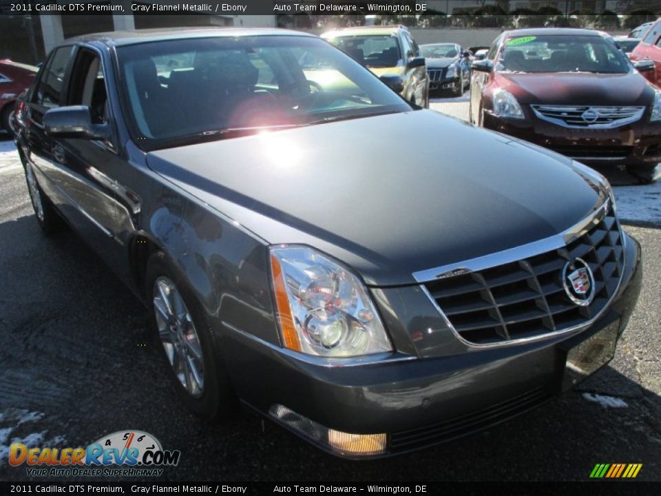 2011 Cadillac DTS Premium Gray Flannel Metallic / Ebony Photo #8