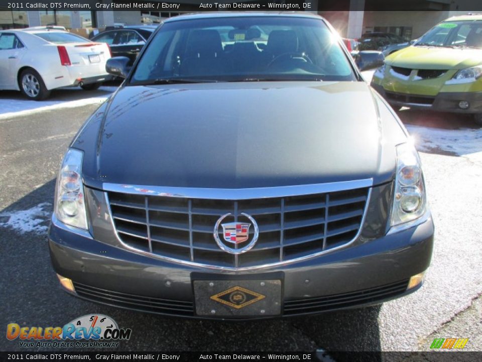 2011 Cadillac DTS Premium Gray Flannel Metallic / Ebony Photo #9