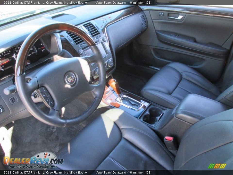 2011 Cadillac DTS Premium Gray Flannel Metallic / Ebony Photo #11