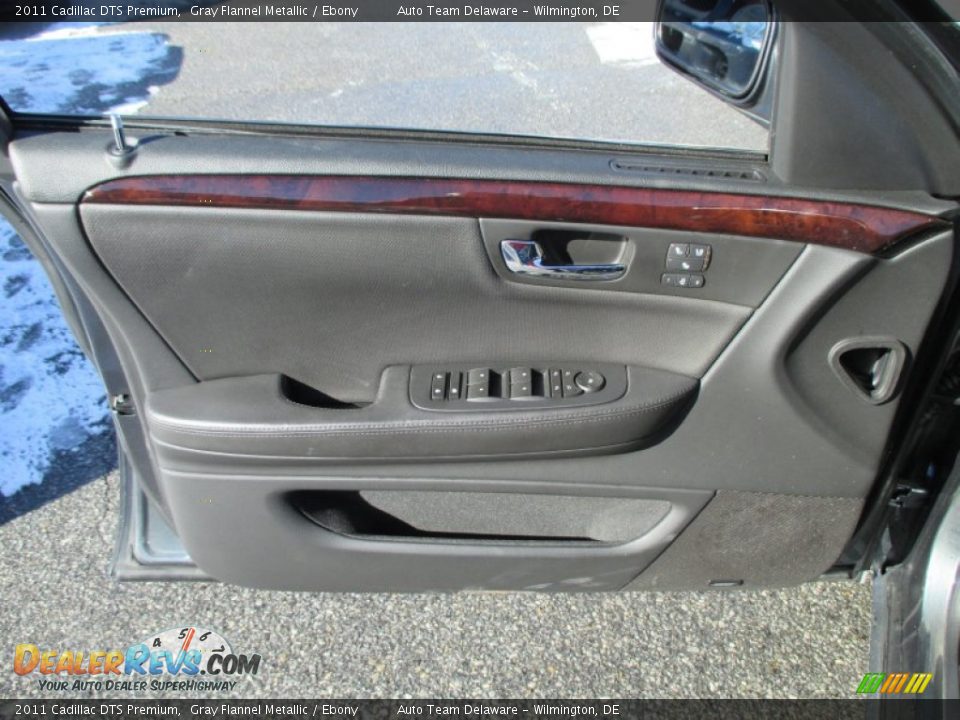 2011 Cadillac DTS Premium Gray Flannel Metallic / Ebony Photo #23
