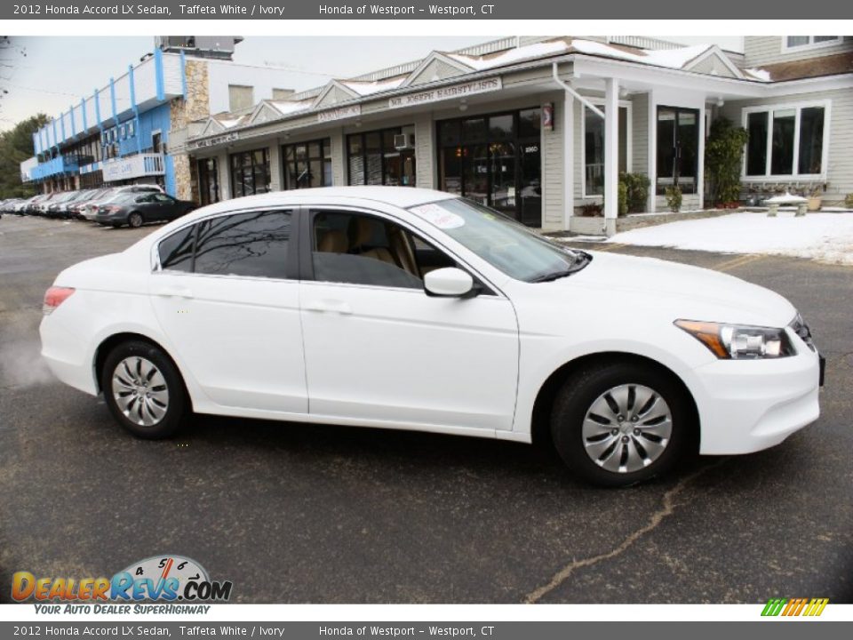 2012 Honda Accord LX Sedan Taffeta White / Ivory Photo #4