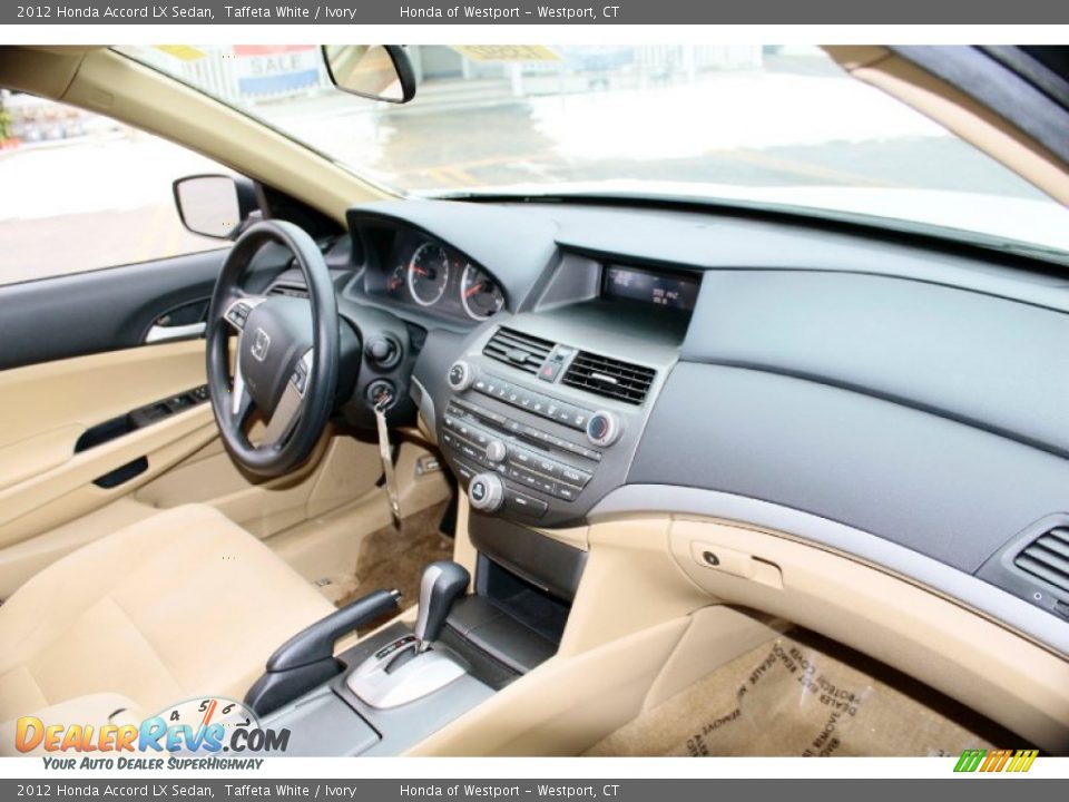 2012 Honda Accord LX Sedan Taffeta White / Ivory Photo #9
