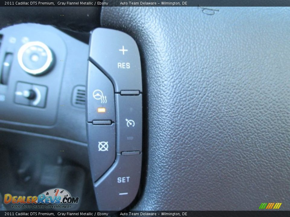 2011 Cadillac DTS Premium Gray Flannel Metallic / Ebony Photo #35