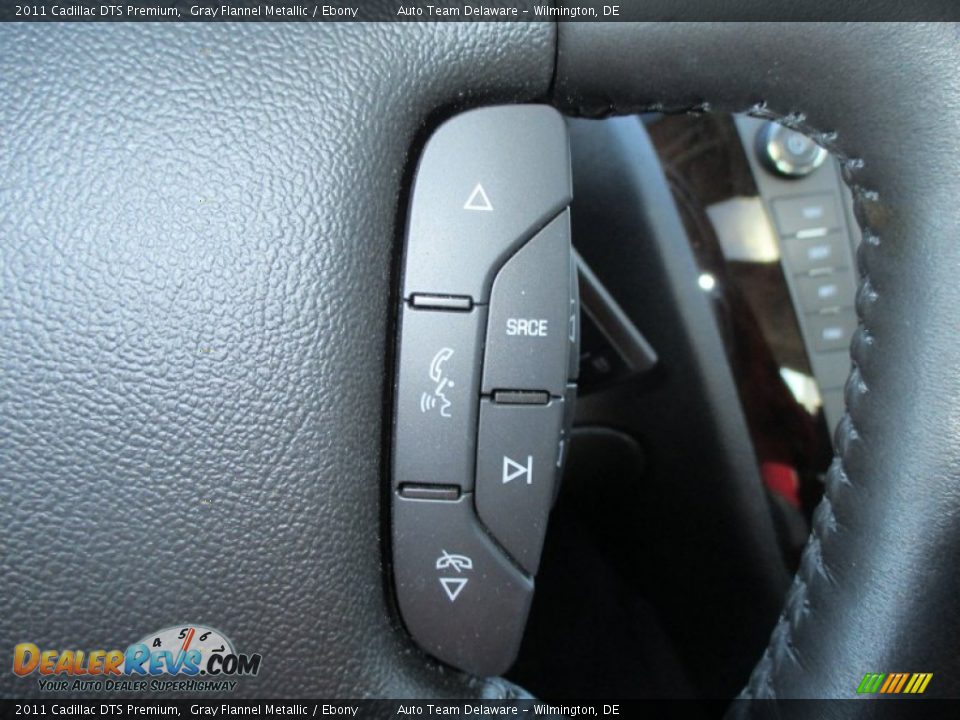 2011 Cadillac DTS Premium Gray Flannel Metallic / Ebony Photo #36