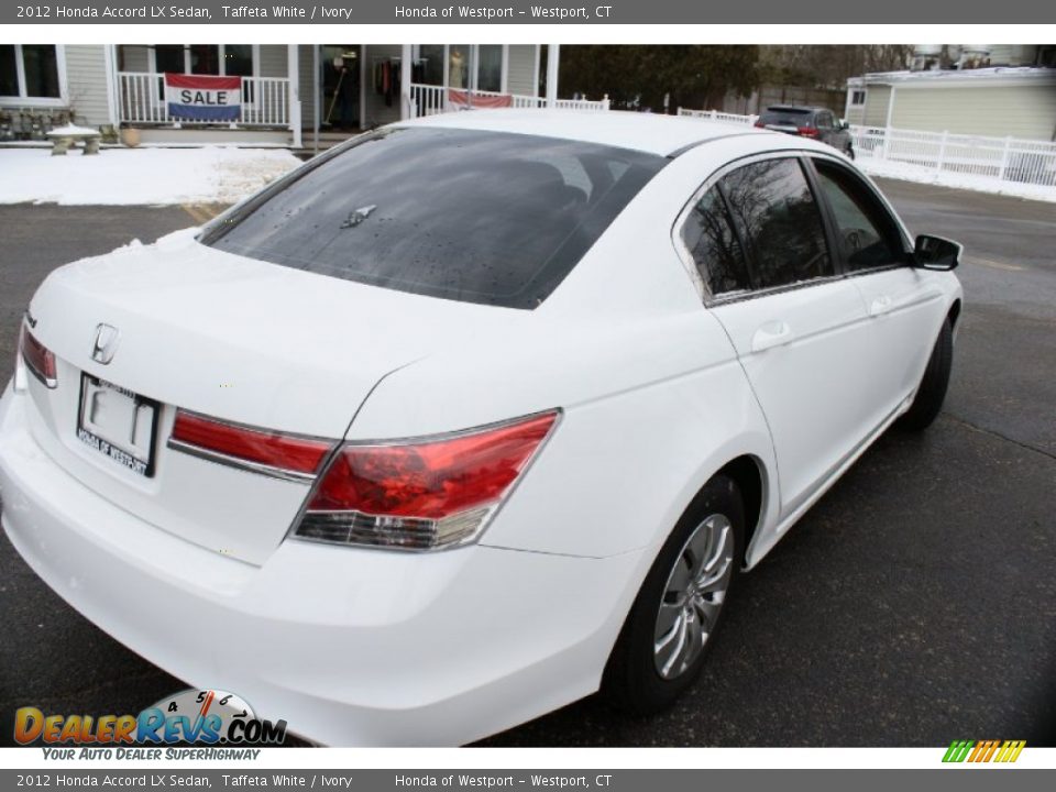 2012 Honda Accord LX Sedan Taffeta White / Ivory Photo #11