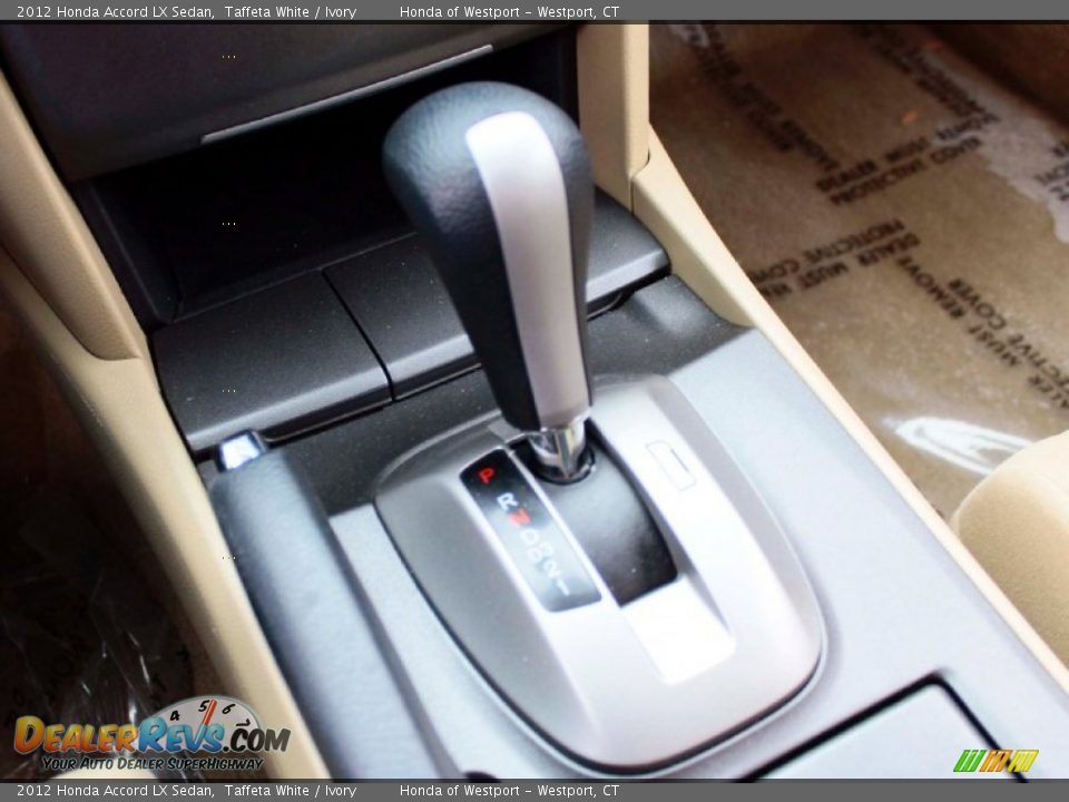 2012 Honda Accord LX Sedan Taffeta White / Ivory Photo #13