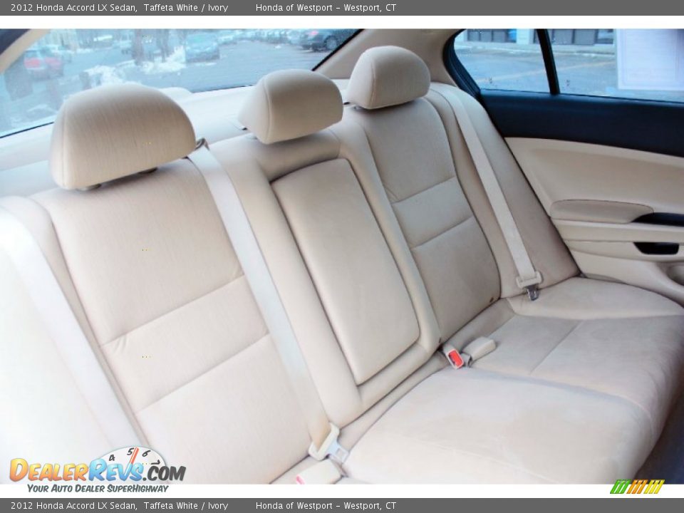 2012 Honda Accord LX Sedan Taffeta White / Ivory Photo #15