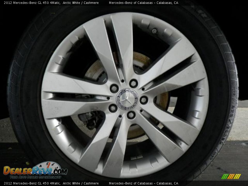 2012 Mercedes-Benz GL 450 4Matic Arctic White / Cashmere Photo #3