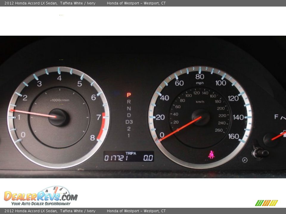 2012 Honda Accord LX Sedan Taffeta White / Ivory Photo #16