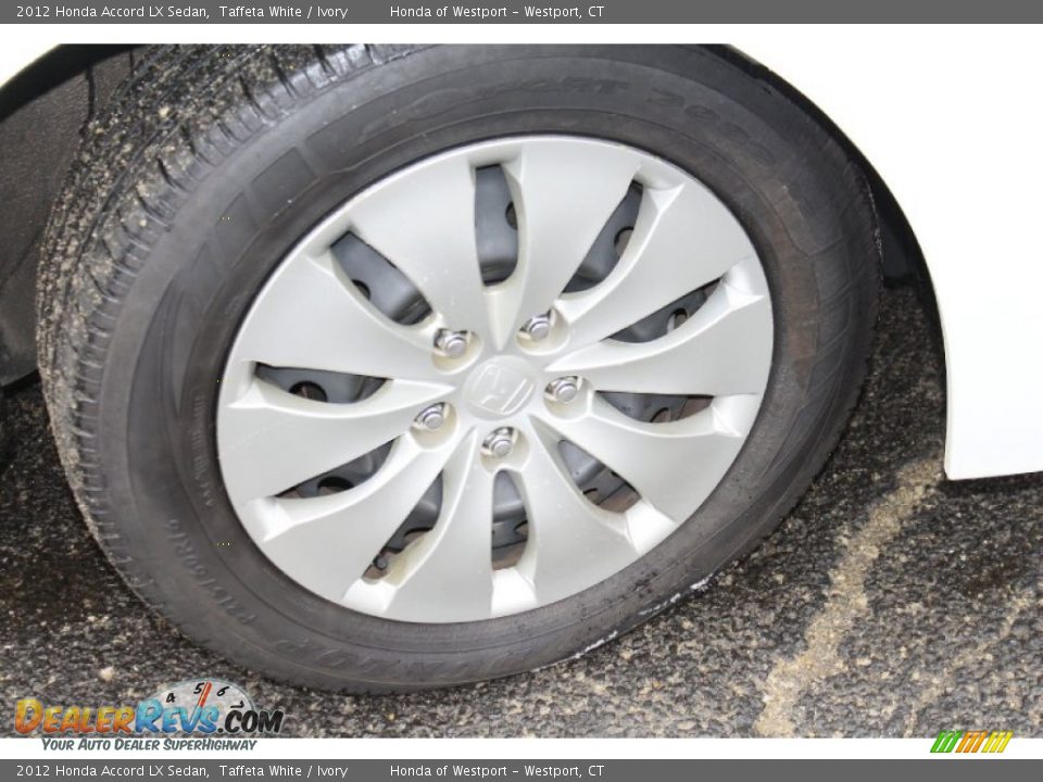 2012 Honda Accord LX Sedan Taffeta White / Ivory Photo #21