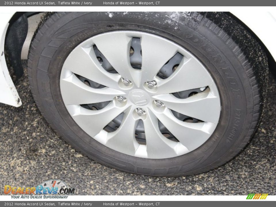 2012 Honda Accord LX Sedan Taffeta White / Ivory Photo #22