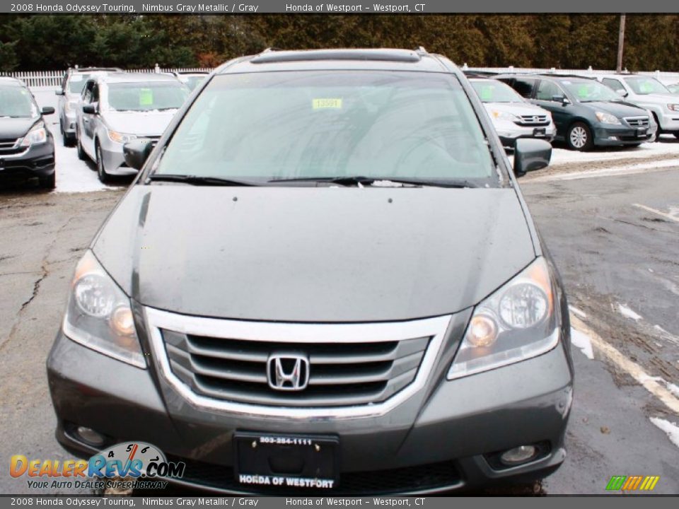 2008 Honda Odyssey Touring Nimbus Gray Metallic / Gray Photo #2