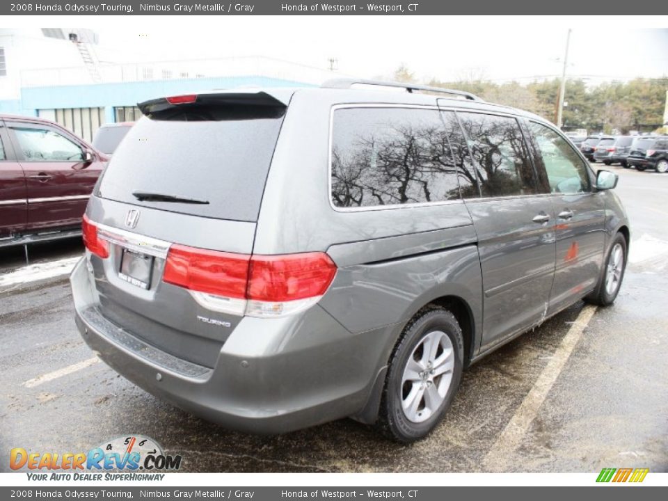 2008 Honda Odyssey Touring Nimbus Gray Metallic / Gray Photo #6
