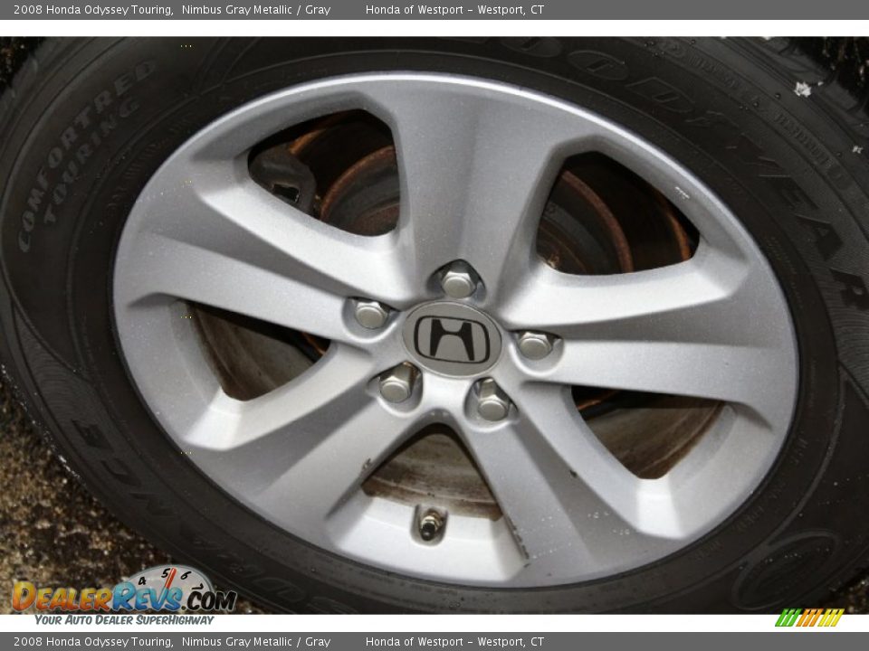 2008 Honda Odyssey Touring Nimbus Gray Metallic / Gray Photo #23