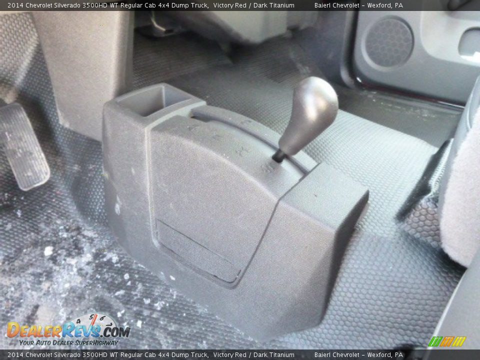 2014 Chevrolet Silverado 3500HD WT Regular Cab 4x4 Dump Truck Victory Red / Dark Titanium Photo #13