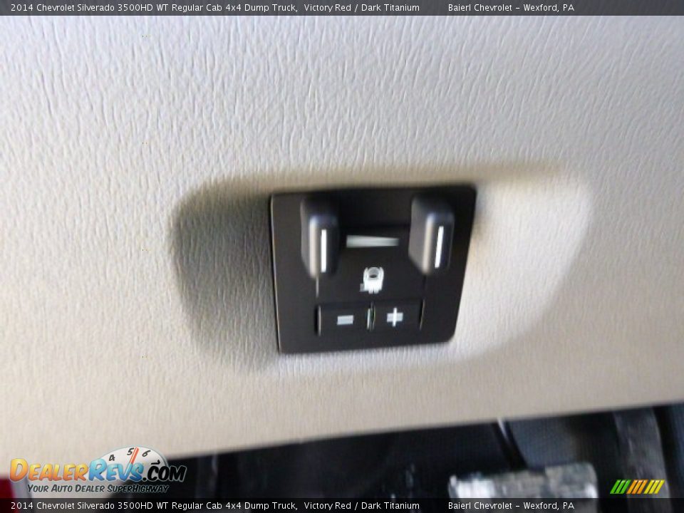 2014 Chevrolet Silverado 3500HD WT Regular Cab 4x4 Dump Truck Victory Red / Dark Titanium Photo #14